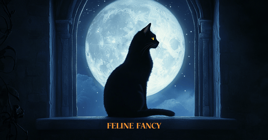 black cat names with feline fancy logo