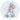 Illustration of a car with balloons and gift boxes on a light blue background