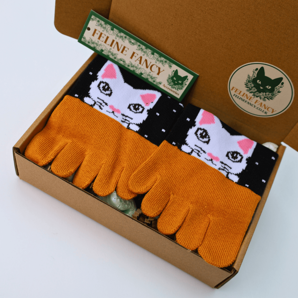 White Cat Socks