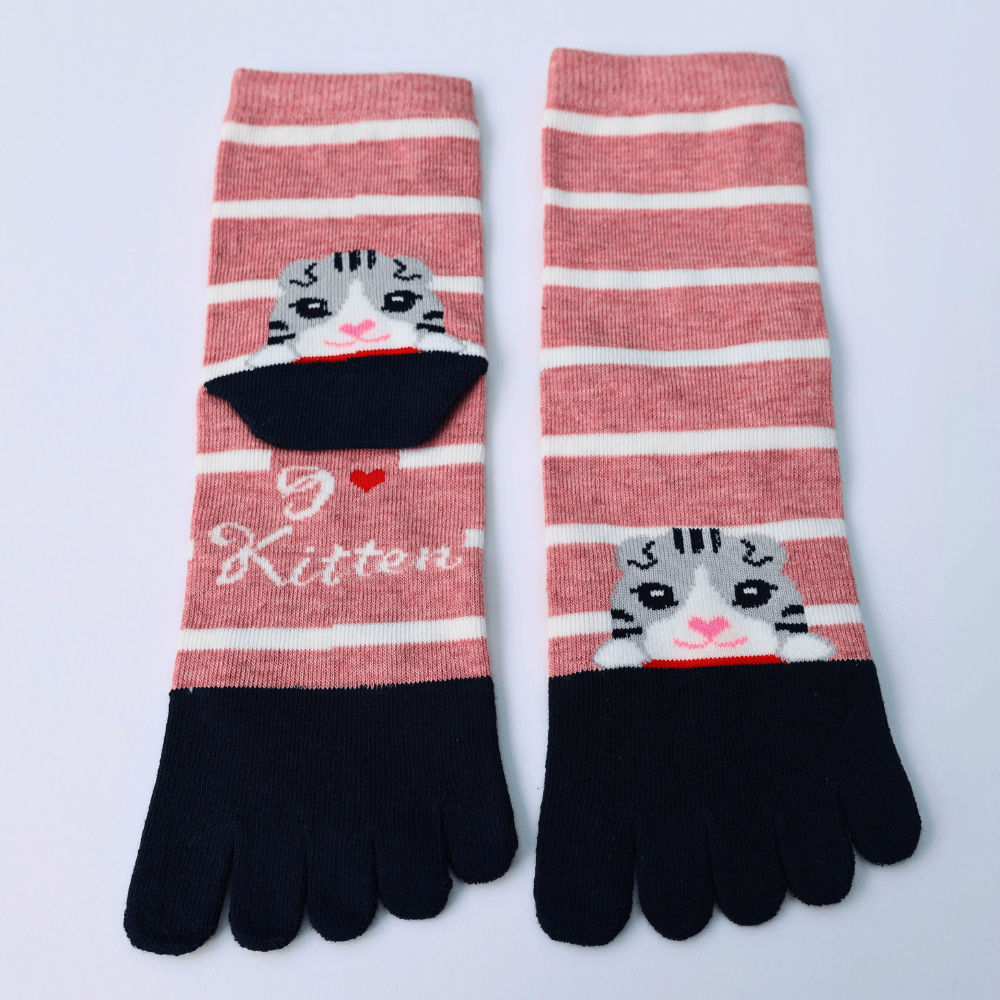 Gray Cat Socks