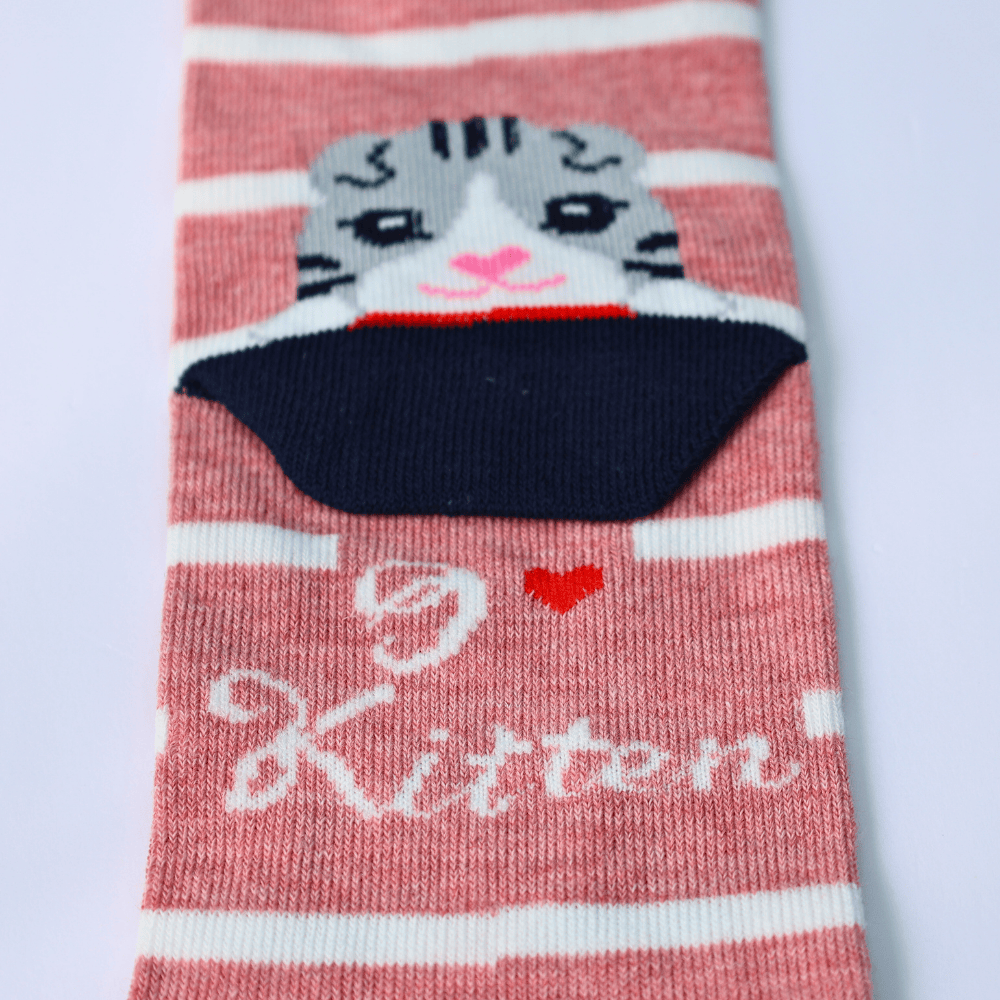 Gray Cat Socks