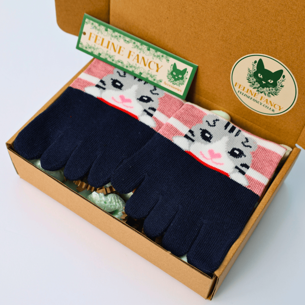 Gray Cat Socks