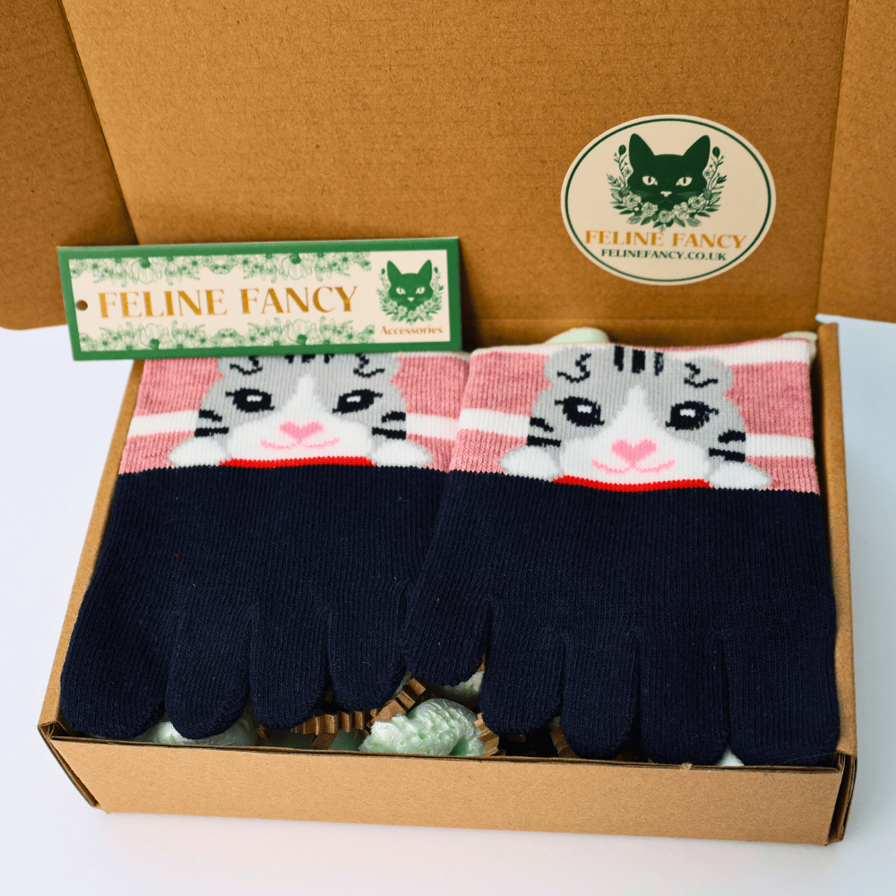 Gray Cat Socks