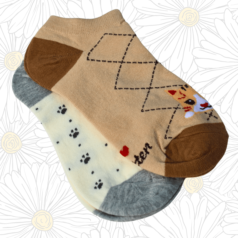 Kitten Ankle Sock Set
