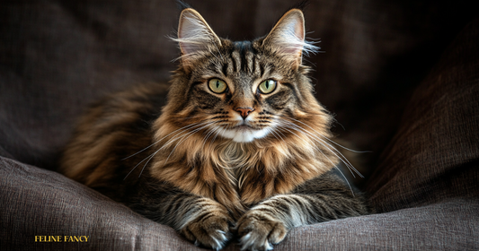 Maine Coon Long Haired Adult Male.