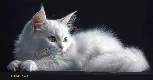 RagaMuffin Cat with Feline Fancy Logo.