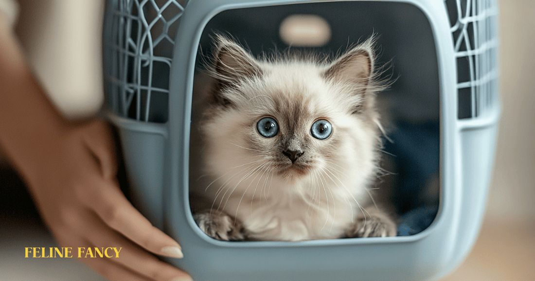 Buying a Kitten with Feline Fancy Logo.