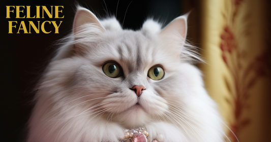 female cat looking regal.
