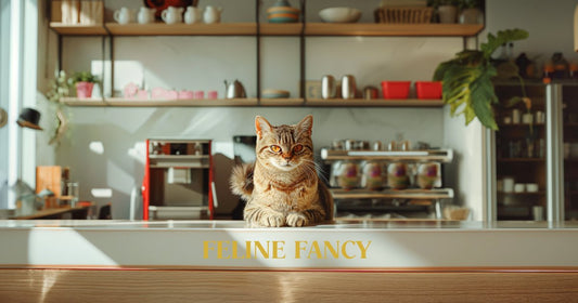 Cat Cafe with Feline Fancy logo