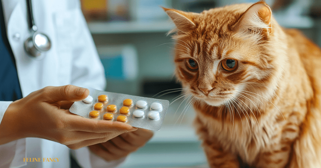 Antibiotics for Cats with Feline Fancy logo.