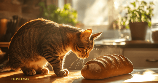 Can Cats Eat Bread with Feline Fancy logo.