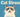 Minimalist flat vector design showing a Ragdoll cat with anxious body language and the bold heading "Cat Stress" in clean modern typography