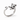 Silver cat-shaped ring on a white background