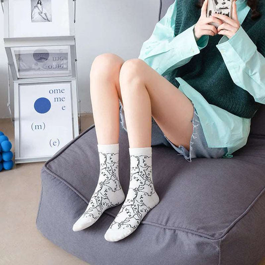 Kawaii Cat Socks