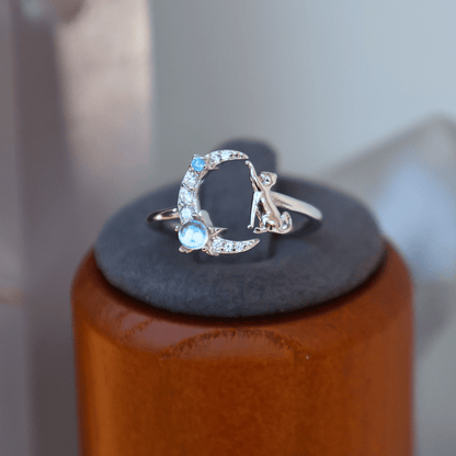 Moon Light Cat Ring