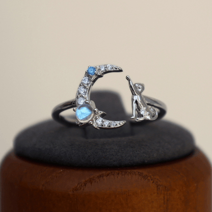 Moon Light Cat Ring