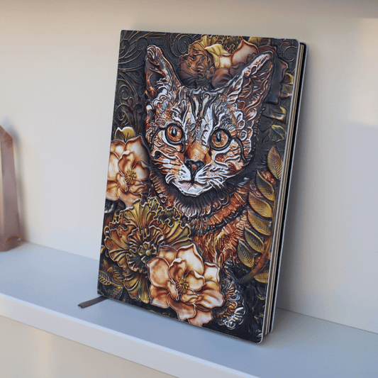 Feline Flower Notepad