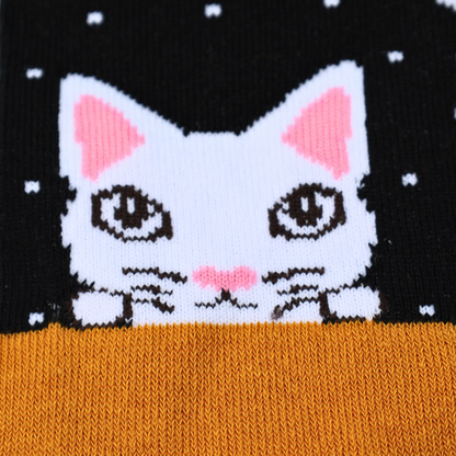 White Cat Socks