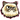 Illustration of an angry cat with a red outline