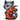 Cartoon raccoon holding a red lobster on a white background