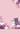 Mother’s Day themed banner, elegant rich pink and purple palette, two cute cats