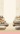 Modern interior design with round cushioned chairs and a neutral color palette.
