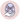 Illustration of a hand holding an Easter egg with a bow on a pink background