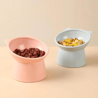 Tilted Cat Food Bowl