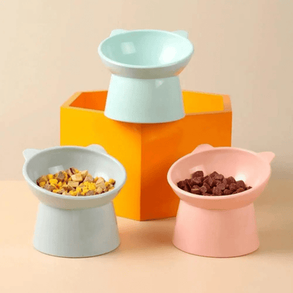 Tilted Cat Food Bowl