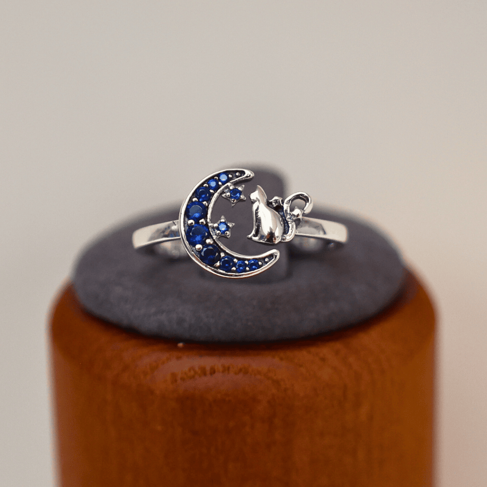 Midnight Cat Ring