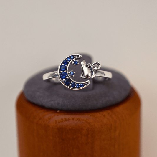 Midnight Cat Ring