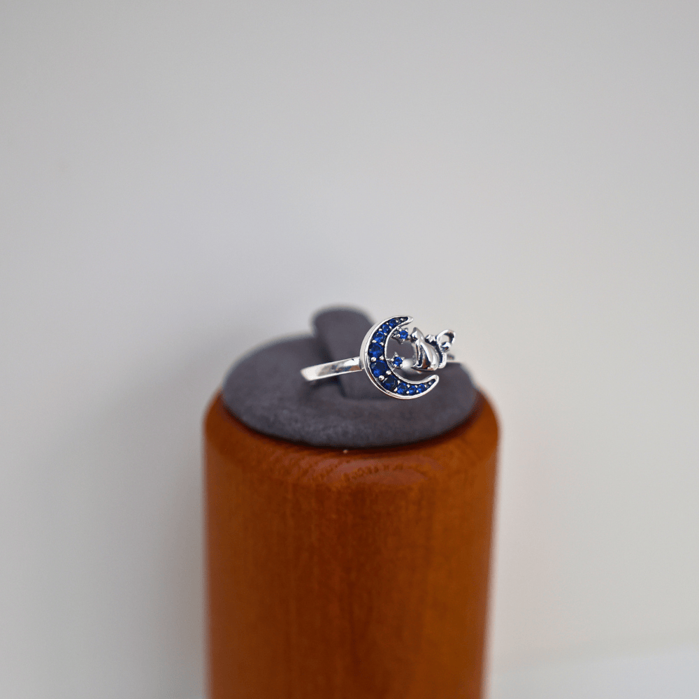 Midnight Cat Ring