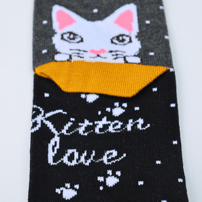 White Cat Socks