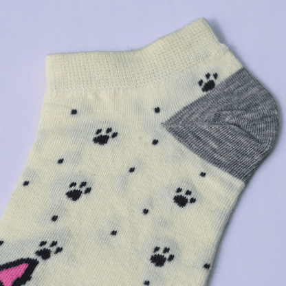Pawprint Ankle Socks