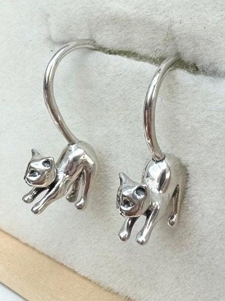 Audrey Cat Earrings - Feline Fancy