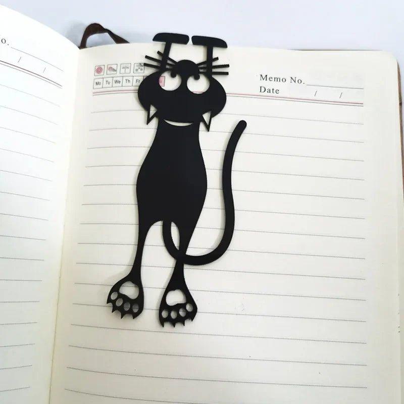 Black Cat Bookmark - Feline Fancy