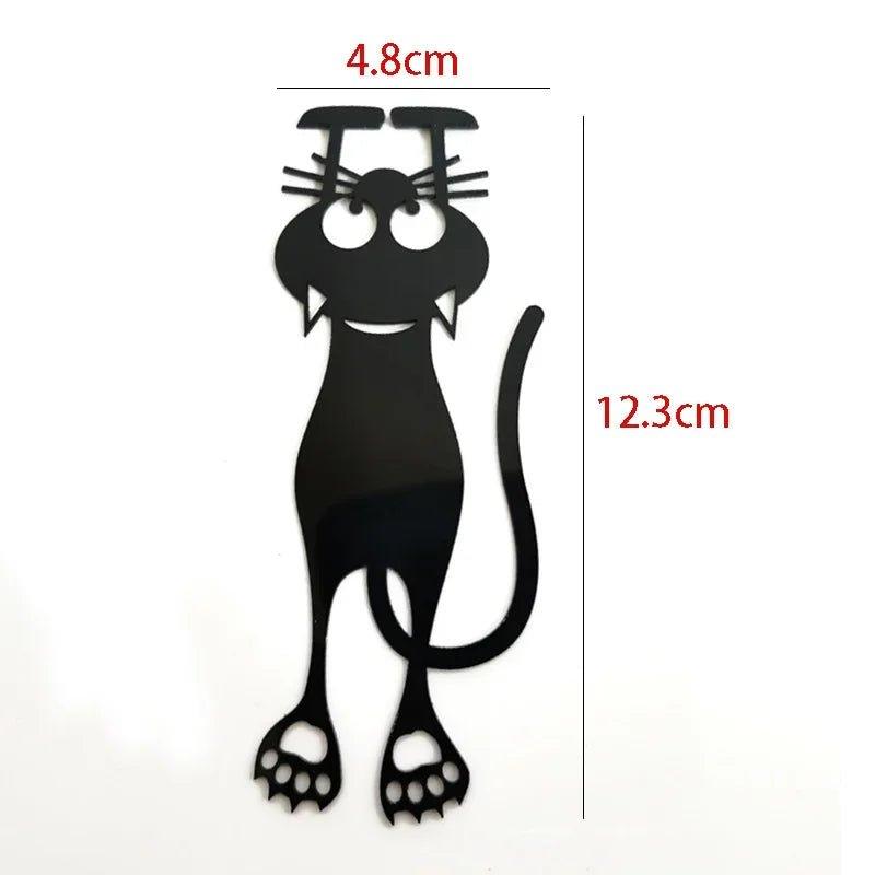 Black Cat Bookmark - Feline Fancy