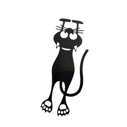 Black Cat Bookmark - Feline Fancy