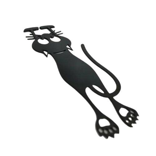 Black Cat Bookmark - Feline Fancy