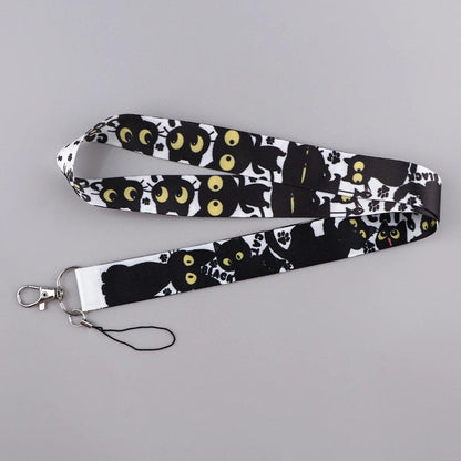 Black Cat Credential Holder - Feline Fancy