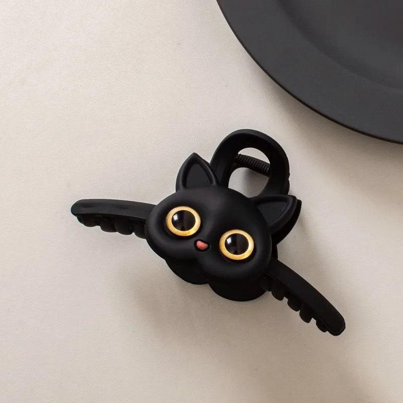 Black Cat Hair Clip - Feline Fancy