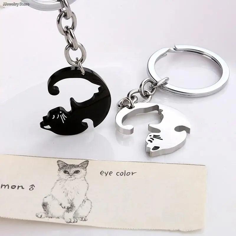 Black Cat Keyring - Feline Fancy