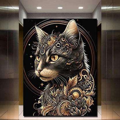 Black Cat Mosaic Kit - Feline Fancy