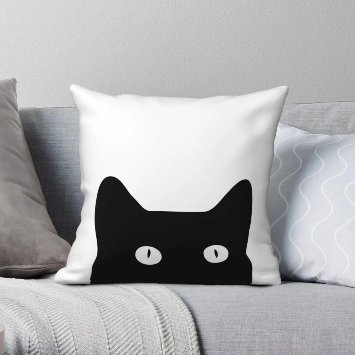 Black Cat Pillowcase - Feline Fancy