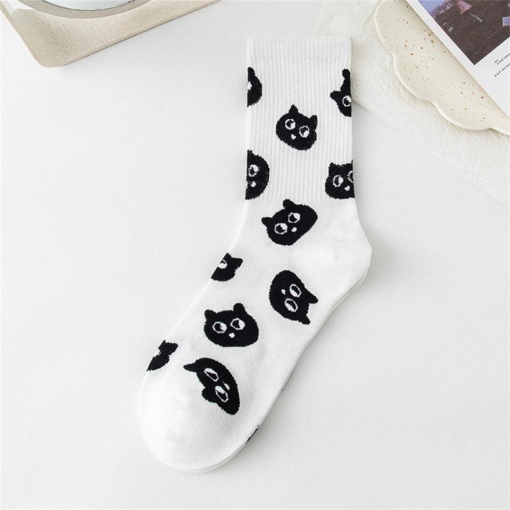 Black Cat Socks - Feline Fancy