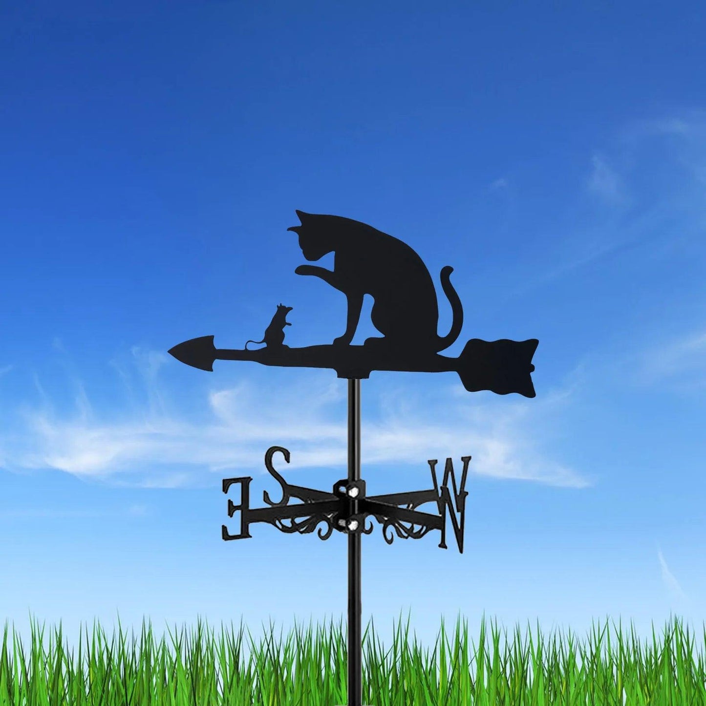 Black Cat Weathervane - Feline Fancy