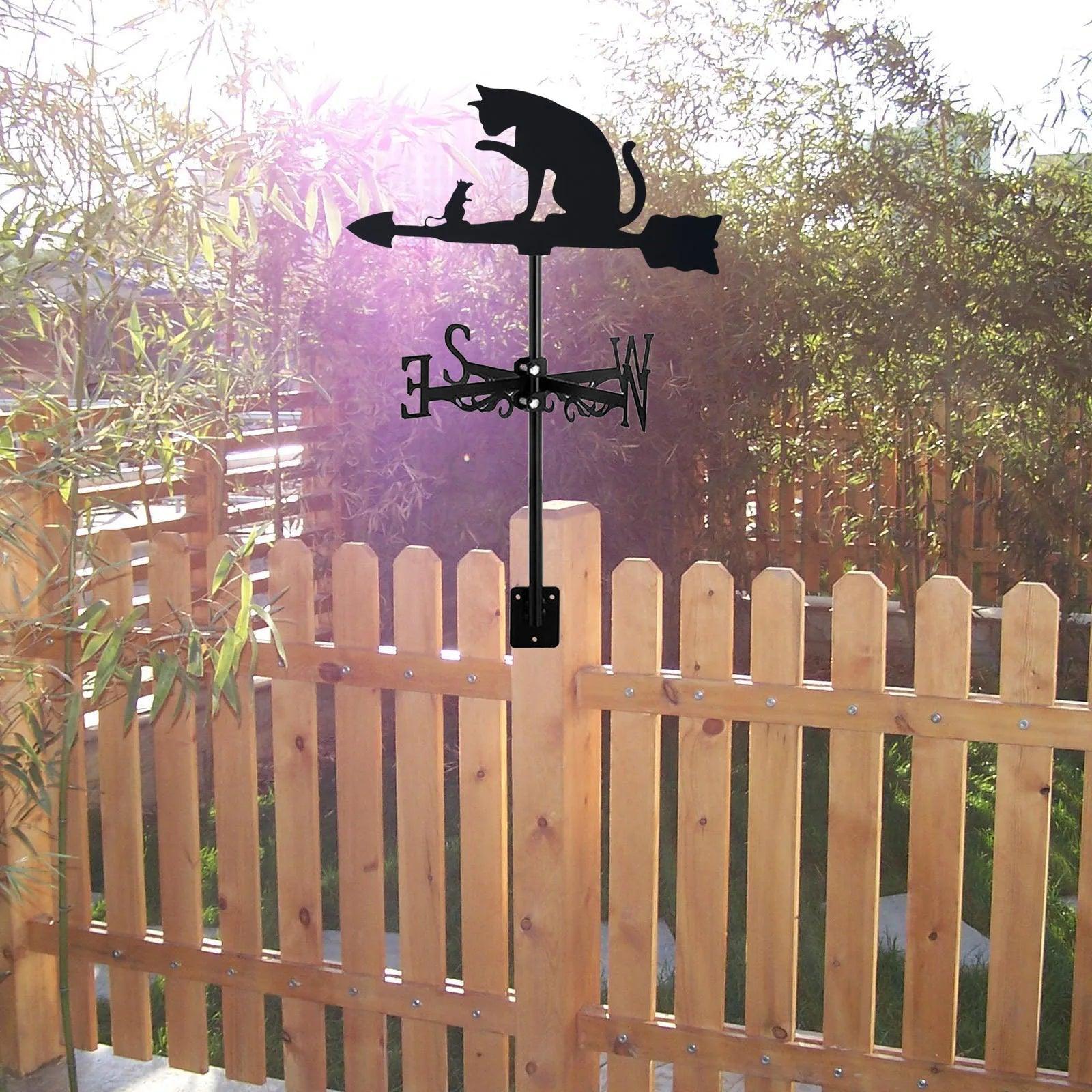 Black Cat Weathervane - Feline Fancy