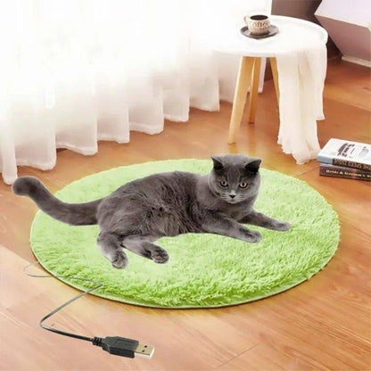 Heated Cat Bed featuring a built-in heating element to keep your cat warm and cozy during colder months