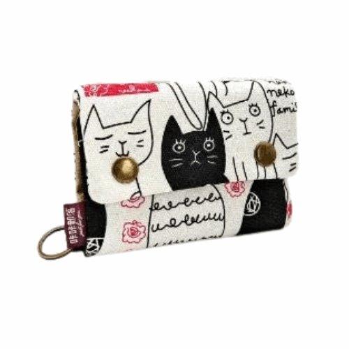 Canvas Cat Purse