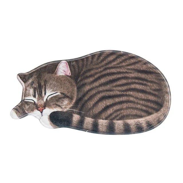 Cartoon Cat Rug - Feline Fancy